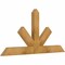 Ekena Millwork Saratoga Rough Sawn Timber Gable Bracket, Western Red Cedar, 48"W x 24"H x 2"D x 4"F, 12/12 Pitch GBW048X24X0204SAR00RWR - alternate 4